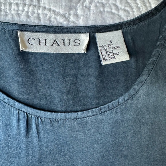 Chaus Silk sleeveless top. Size S. - Picture 6 of 15